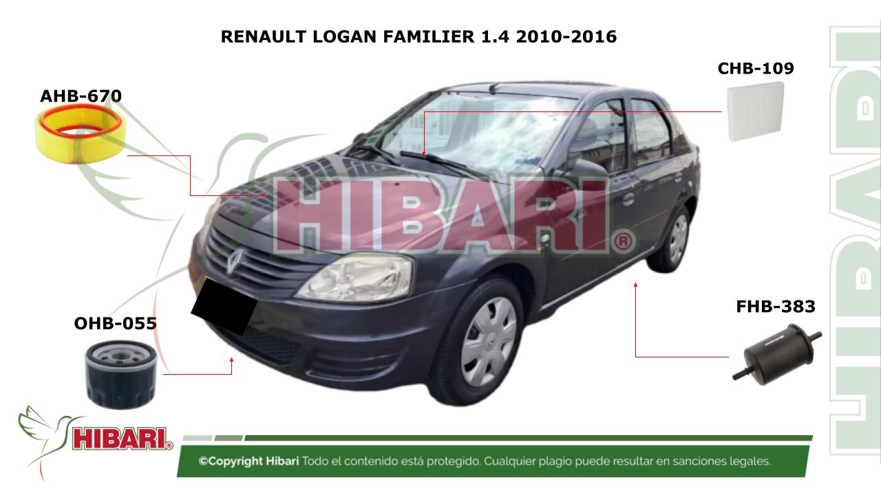 Lee más sobre el artículo RENAULT LOGAN FAMILIER 1.4 2010-2016